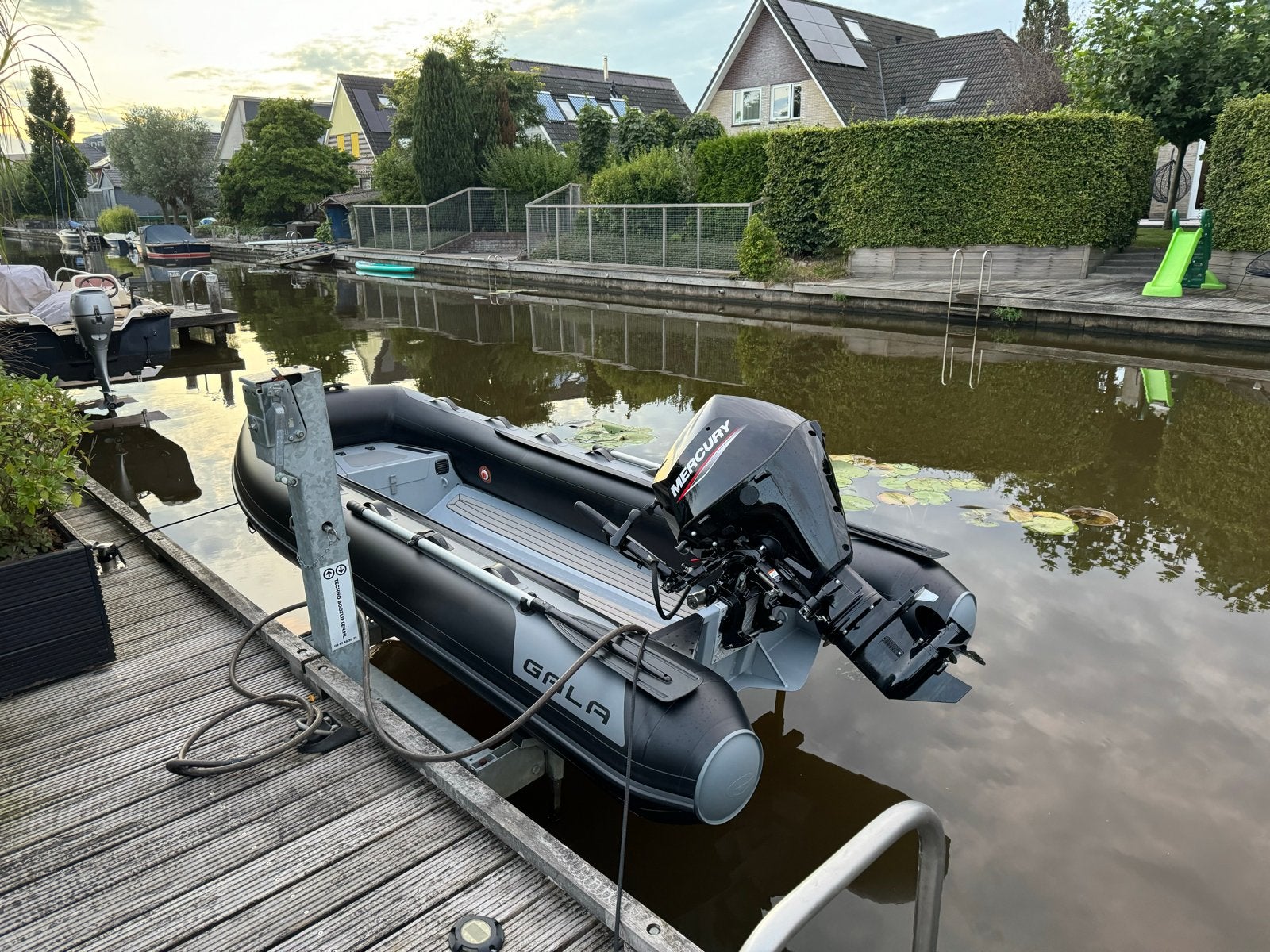 GALA A360D RIB + Mercury 25 PK + PEGA trailer, Watersport en Boten, Ophalen, Aluminium, Zo goed als nieuw, 28 pk