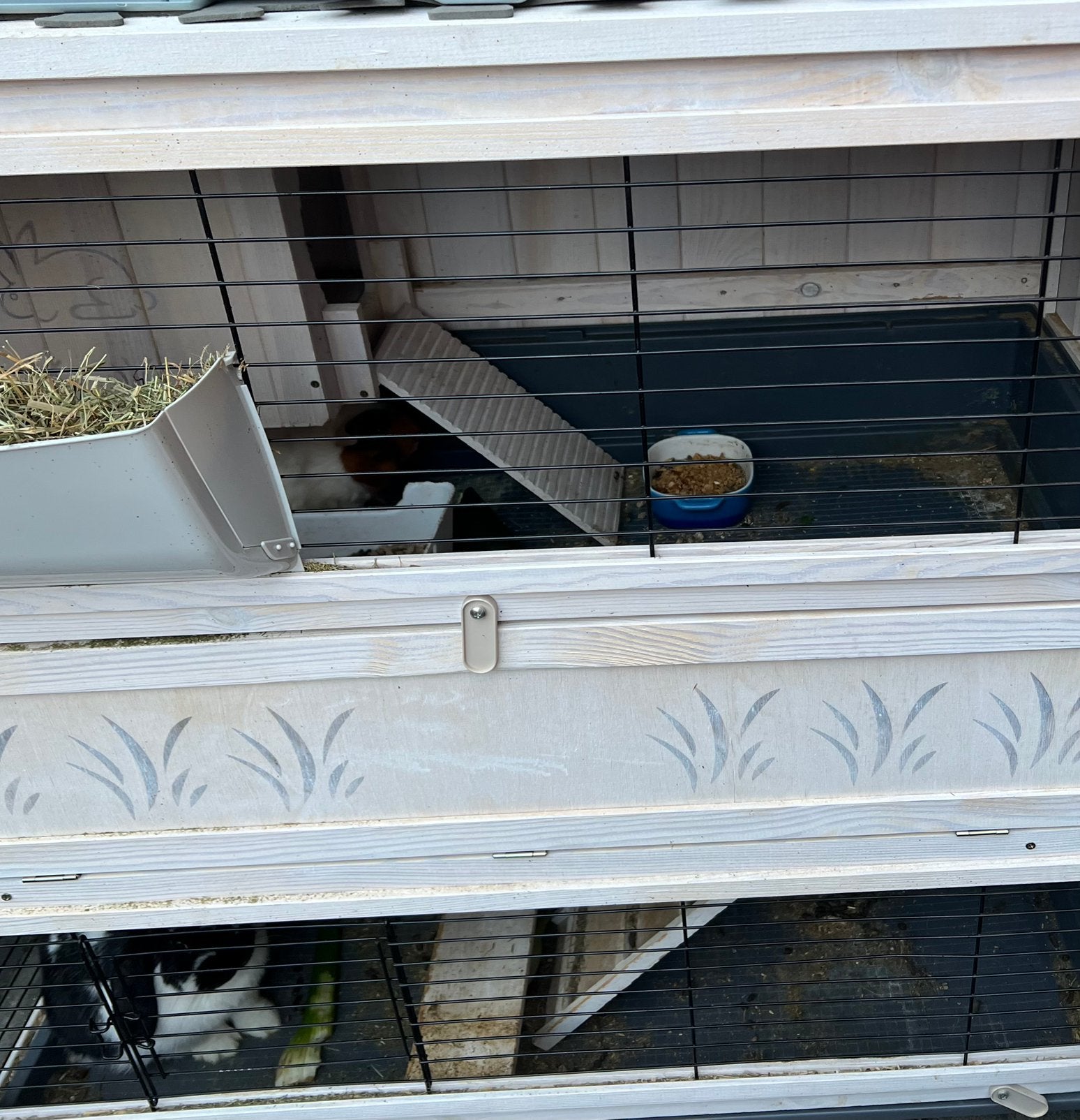 konijnenkooi konijn hok, Dieren en Toebehoren, Ophalen of Verzenden, Zo goed als nieuw, Metaal, Vogelkooi