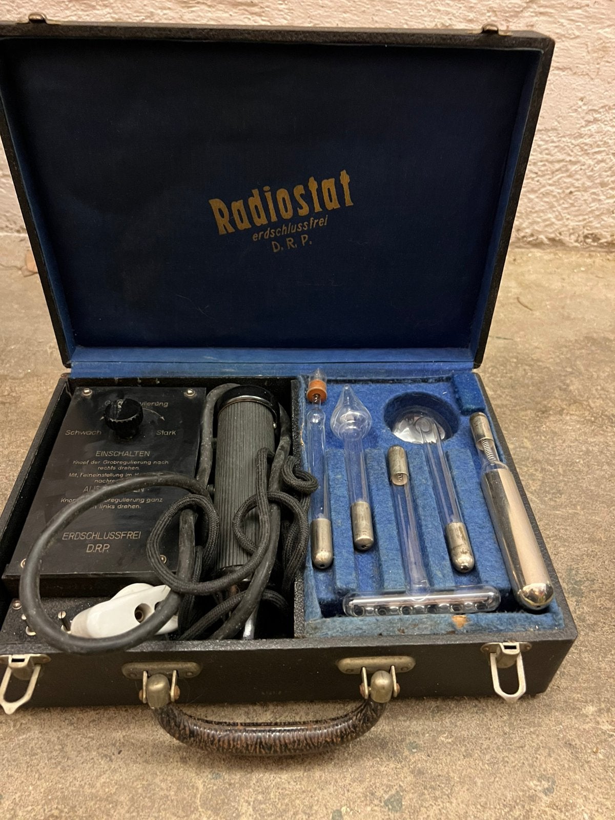 Antieke Radiostat Violet wand 1920-1940, Ophalen of Verzenden
