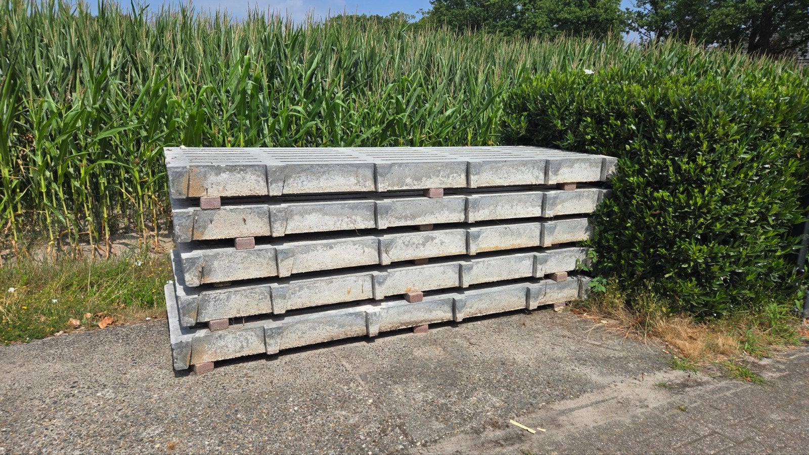 Stalroosters zo goed als nieuw - 300x100x18cm, Ophalen of Verzenden