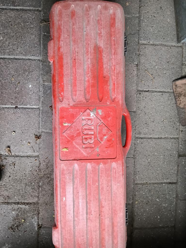 Rubi tegelsnijder in koffer, Ophalen of Verzenden, Gebruikt