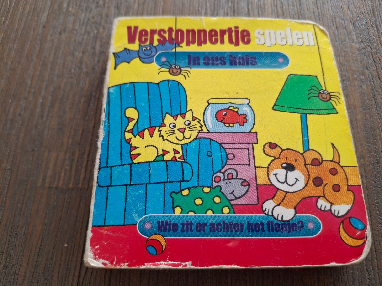 Verstoppertje Spelen: In ons huis - Uitklapboek, Boeken, Ophalen of Verzenden, Onbekend, Gelezen, Uitklap-, Voel- of Ontdekboek