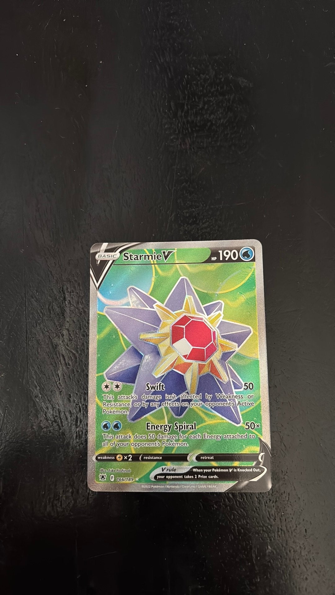 Pokemon kaart Starmie v astral radiance, Hobby en Vrije tijd, Ophalen of Verzenden, Zo goed als nieuw