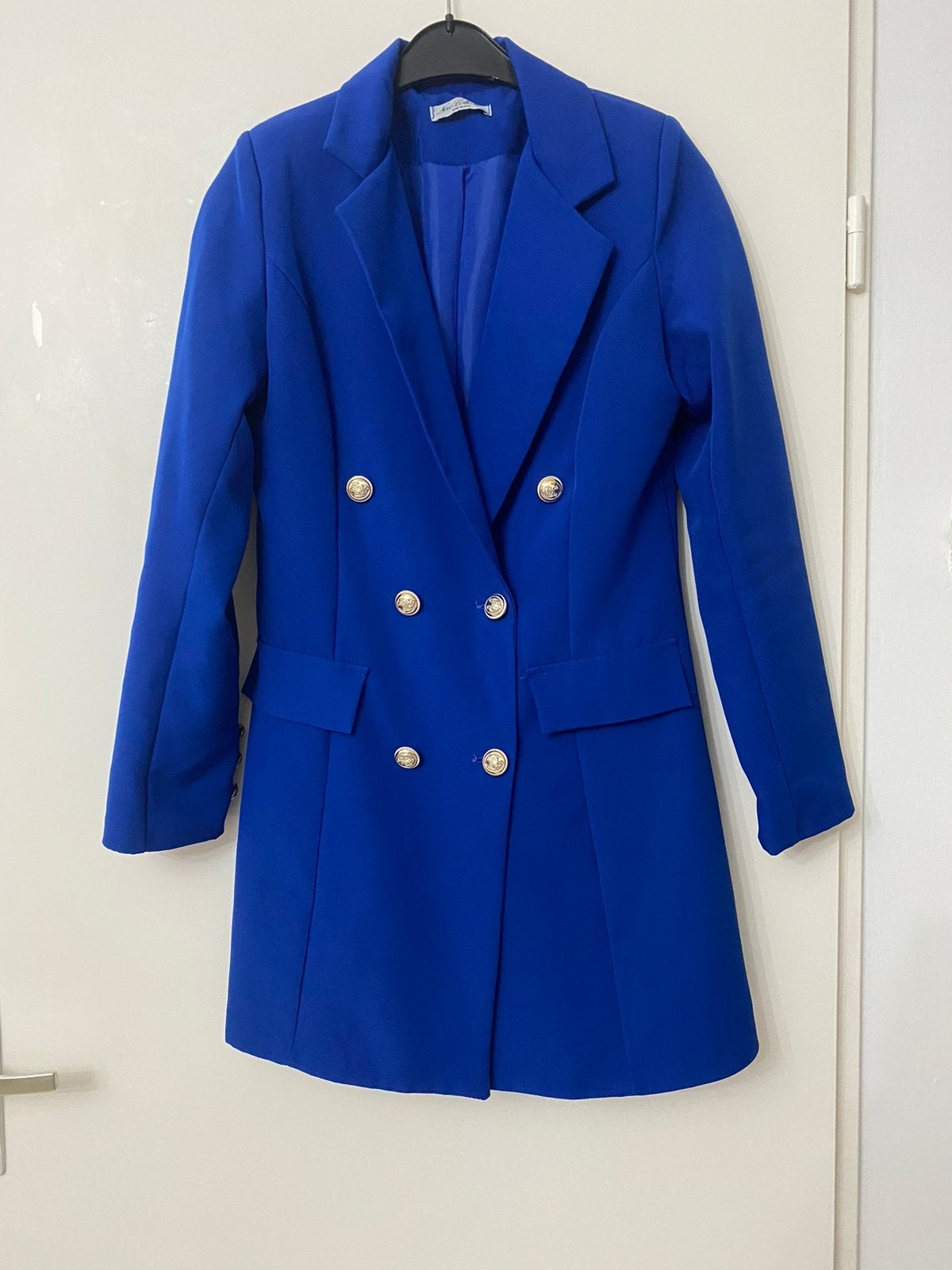 Leuke dames blazer blauw maat S €10, Ophalen of Verzenden, Zo goed als nieuw, Blauw