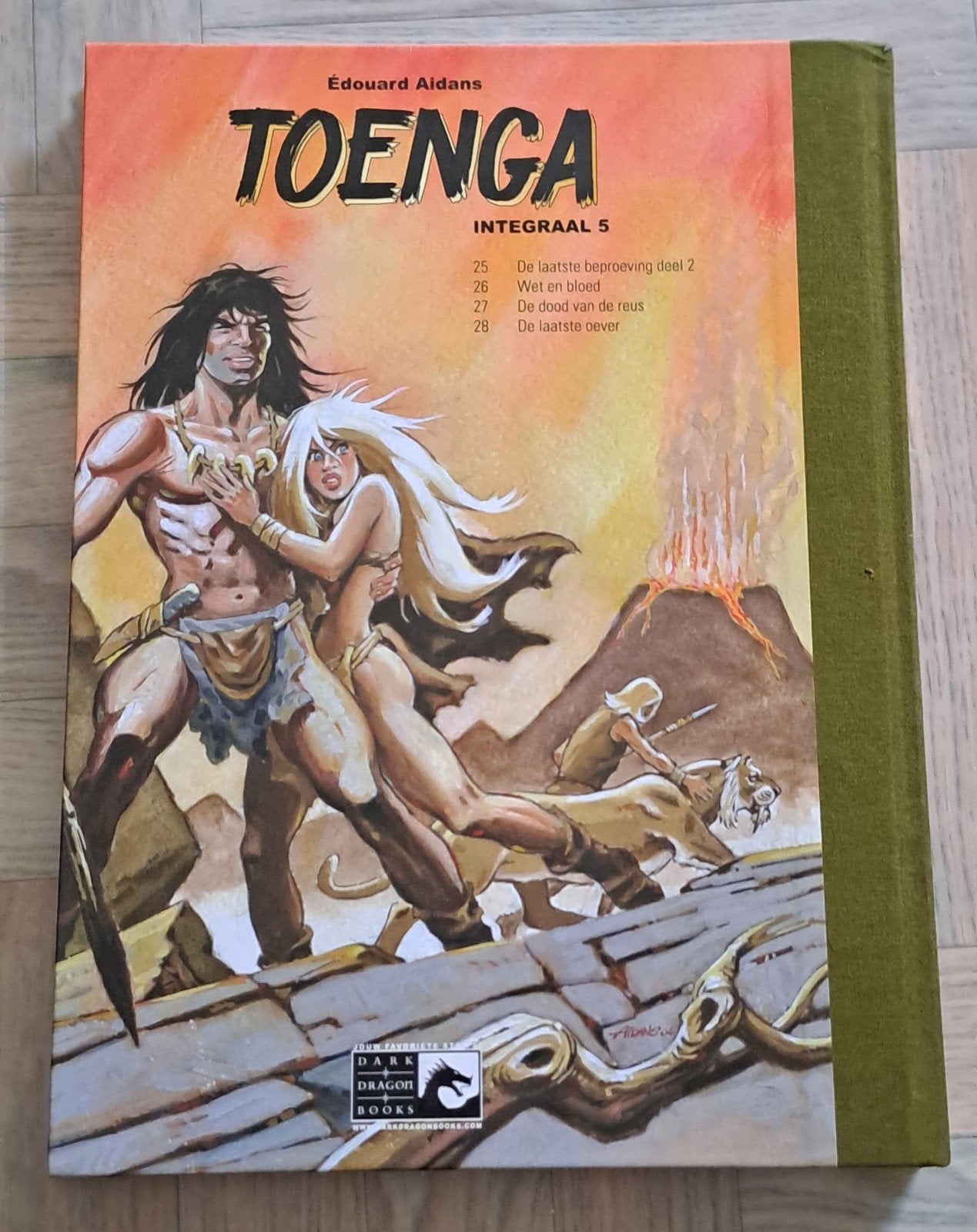 Integraal Album van Toenga nr 5 - 4 verhalen, Boeken, Eén stripboek, Ophalen of Verzenden, Gelezen, Édouard Aidans