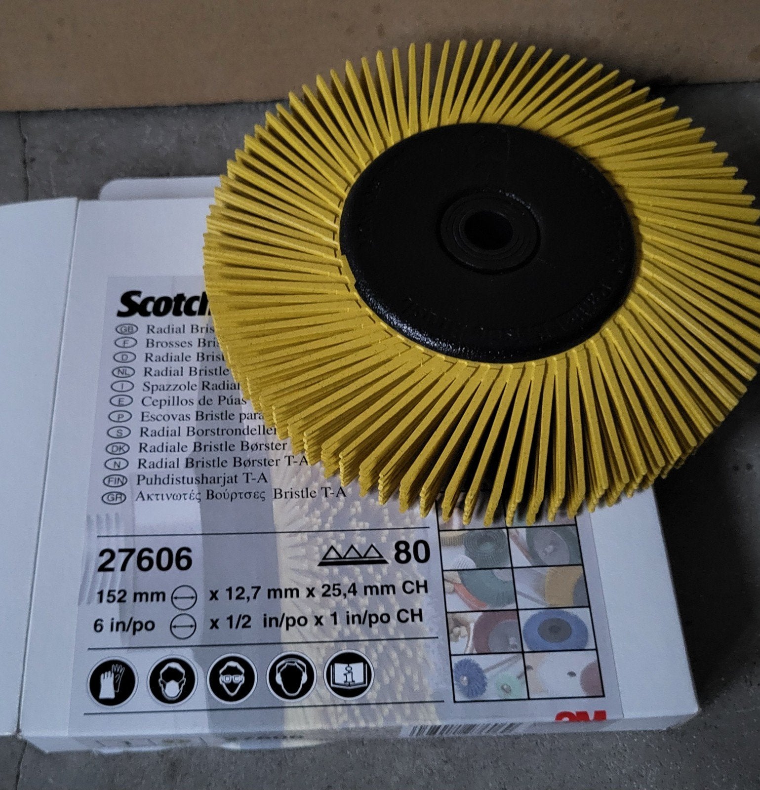 Scotch-Brite Radiale Borstel T-A 27606, Korrel 80, Ophalen of Verzenden, Nieuw, Overige typen, Overige merken