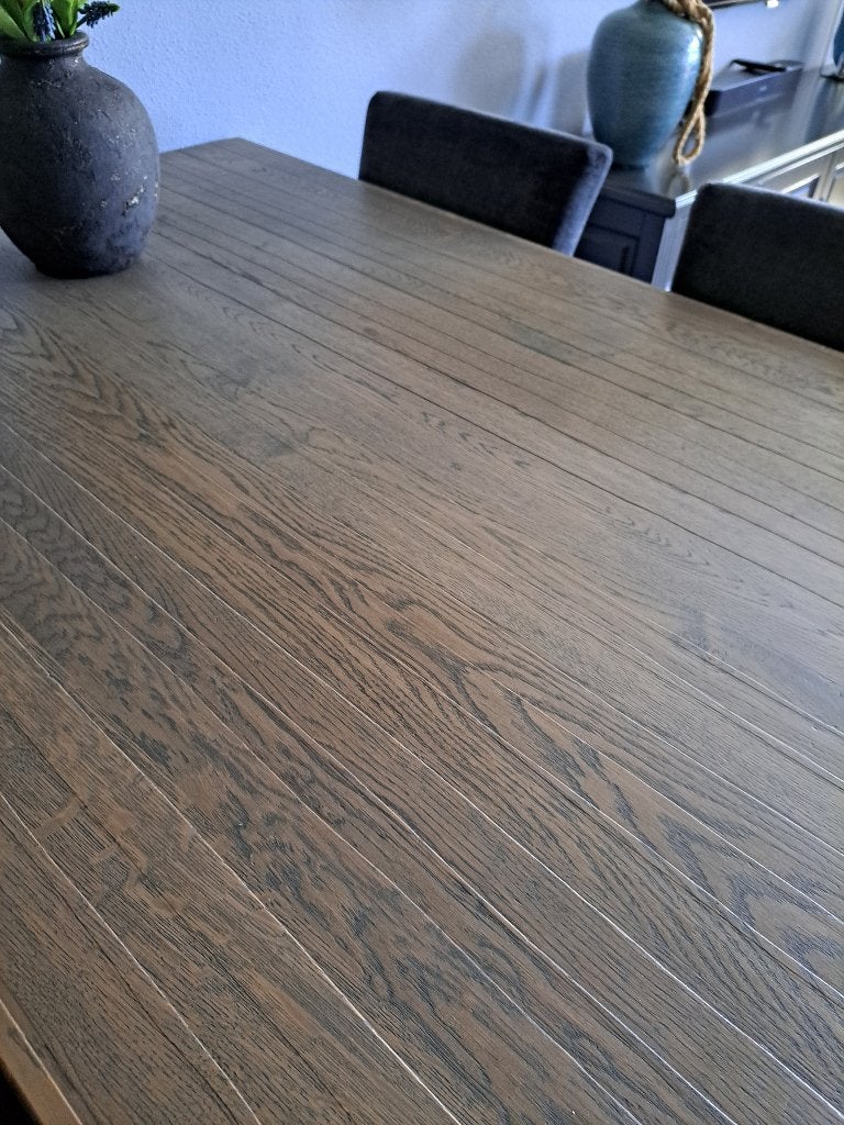 Eethoektafel, Huis en Inrichting, Tafels | Eettafels, Ophalen, Past overal bij., 100 tot 150 cm, Eikenhout