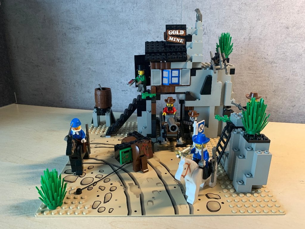 Lego Western 6761 Bandits Secret Hide-Out, Compleet, Gebruikt, Overige thema's, Lego
