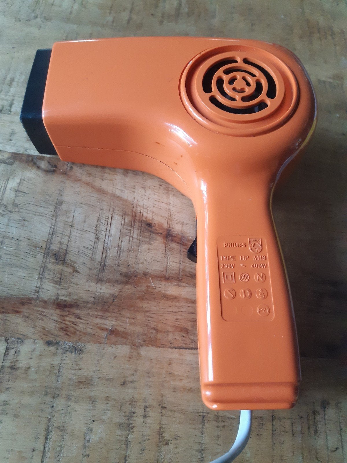 Vintage Philips HP 4118 haardroger jaren 70 - werkt perfect, Witgoed en Apparatuur, Persoonlijke-verzorgingsapparatuur, Ophalen of Verzenden