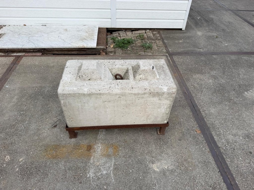 250kg Ballastblok feesttent stretchtent inclusief frame, Ophalen, Gebruikt, Overige