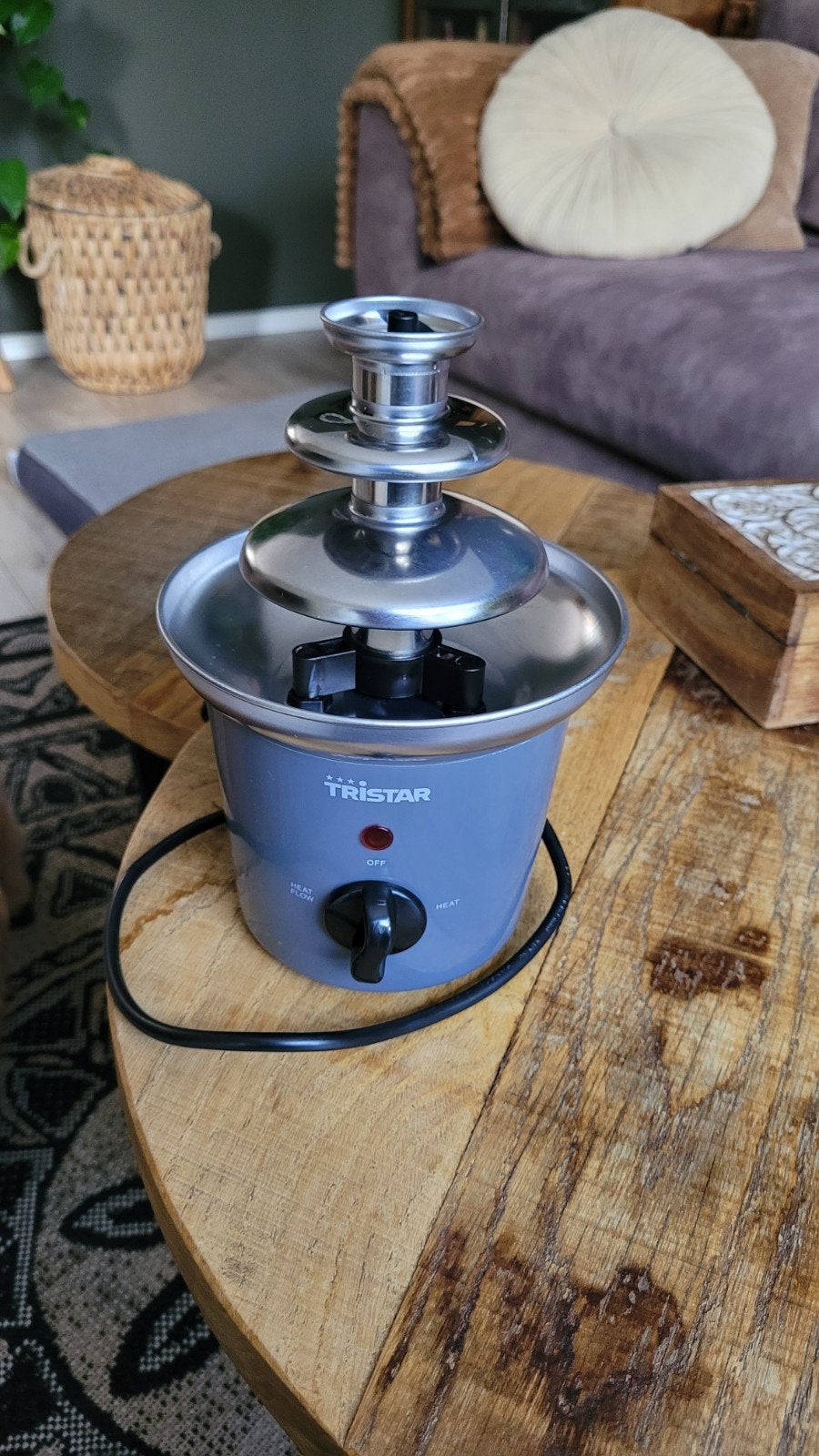 Chocoladefontein tristar, Ophalen, Elektrisch, Fondueset