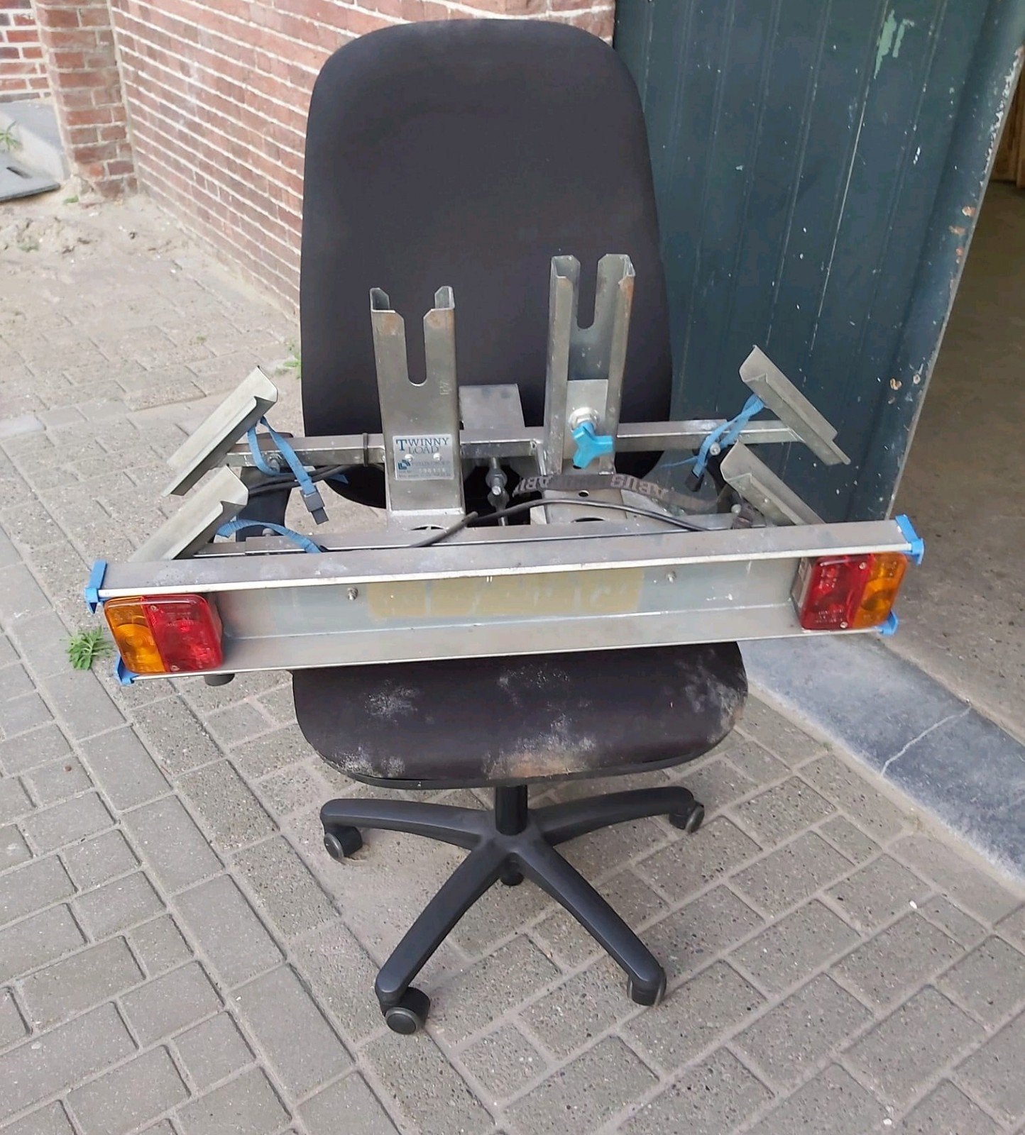 Twinny Load fietsendrager voor 2 fietsen, Ophalen, 2 fietsen, Gebruikt, Trekhaakdrager