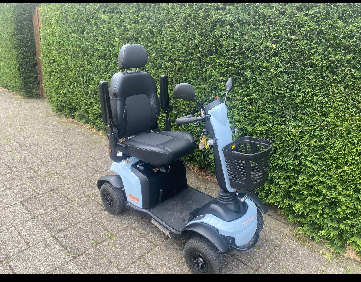 Scootmobiel NIEUW 6km meegereden, Ophalen, Zo goed als nieuw, 16 t/m 25 km, 10 km/u of minder