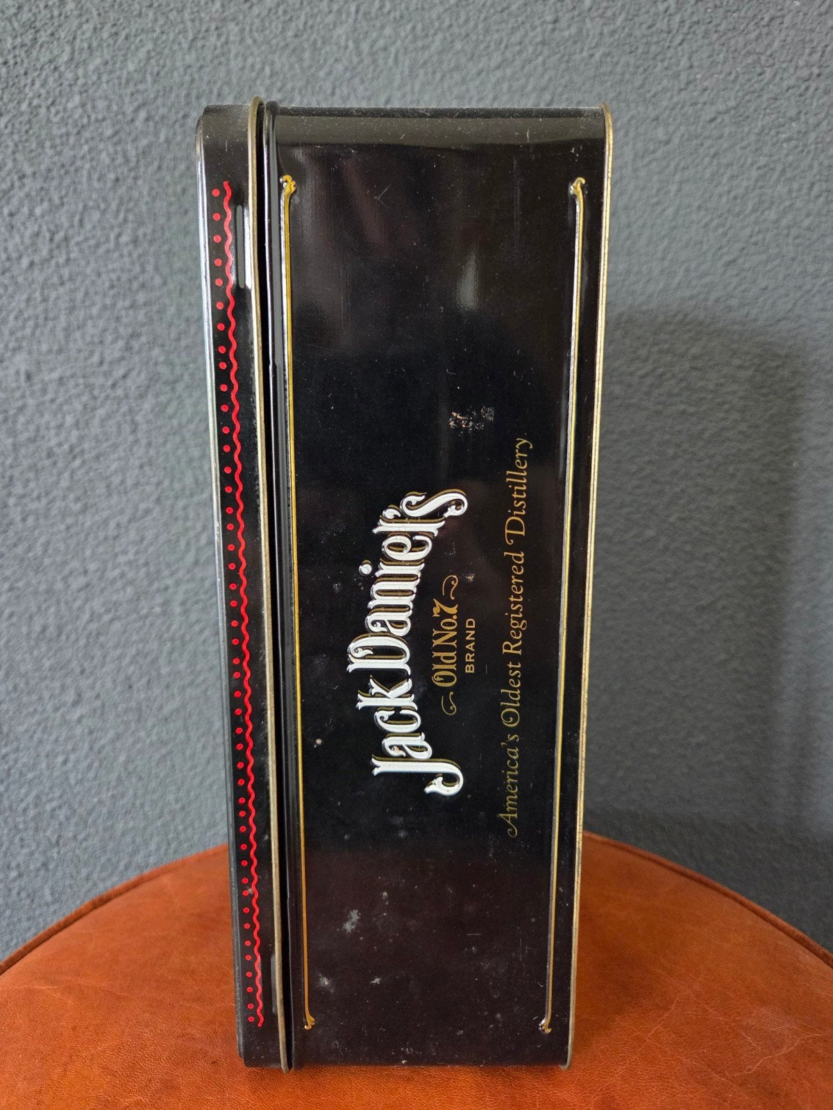 Vintage Jack Daniel's Blikken Doos - Cadeauverpakking, Ophalen of Verzenden