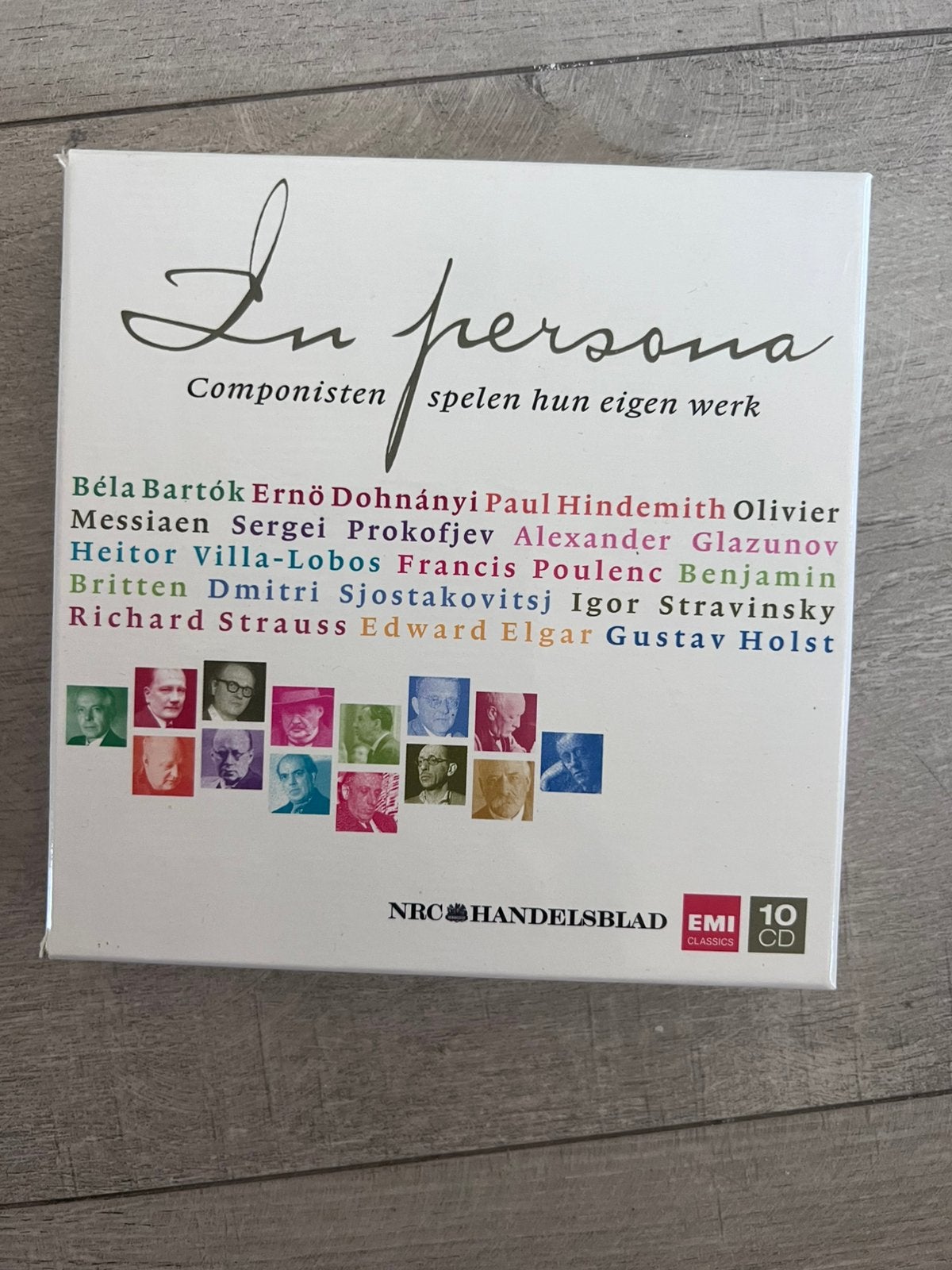 In Persona – Componisten spelen hun eigen werk | 10 CD Box, Cd's en Dvd's, Ophalen of Verzenden, Romantiek, Gebruikt