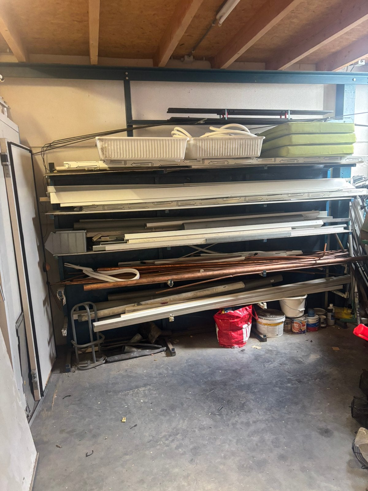 Draagarm stelling, Ophalen