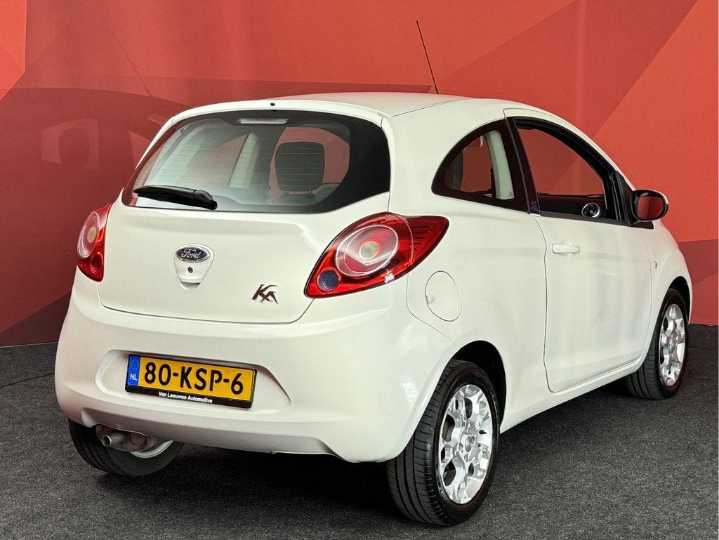Ford Ka 1.2 Titanium | Lichtmetaal | Airco | APK 14-02-2027, Auto's, Voorwielaandrijving, Stof, Gebruikt, 4 cilinders