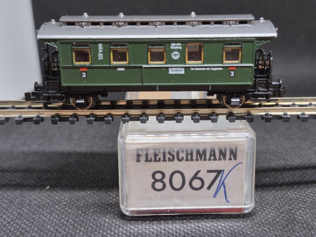 Fleischmann 8067 - DRG personenwagen 3ekl. CCitr (16911), Hobby en Vrije tijd, Gebruikt, Gelijkstroom, Fleischmann, Wagon