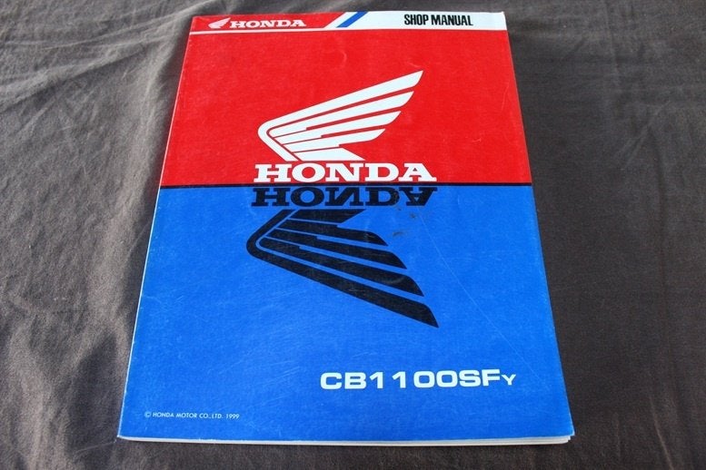 Honda CB1100 SF 1999 / 2000 motorcycle shop manual CB 1100, Motoren, Ophalen of Verzenden, Honda