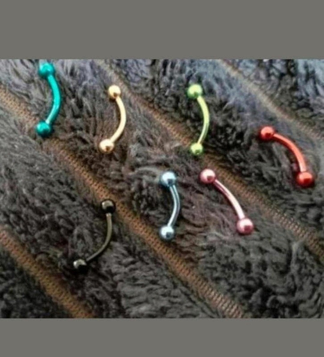 Wenkbrauw piercings verschillende, Verzenden, Nieuw, Staal, Wenkbrauwpiercing