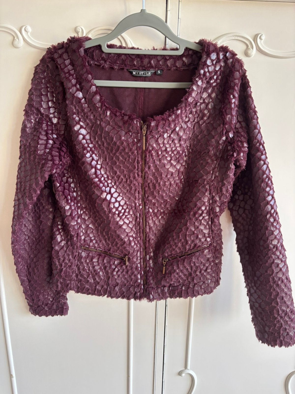 Nieuw Bordeaux fake fur bont vest My Style maat 36, Kleding | Dames, Ophalen of Verzenden, Nieuw, Maat 36 (S), Overige kleuren