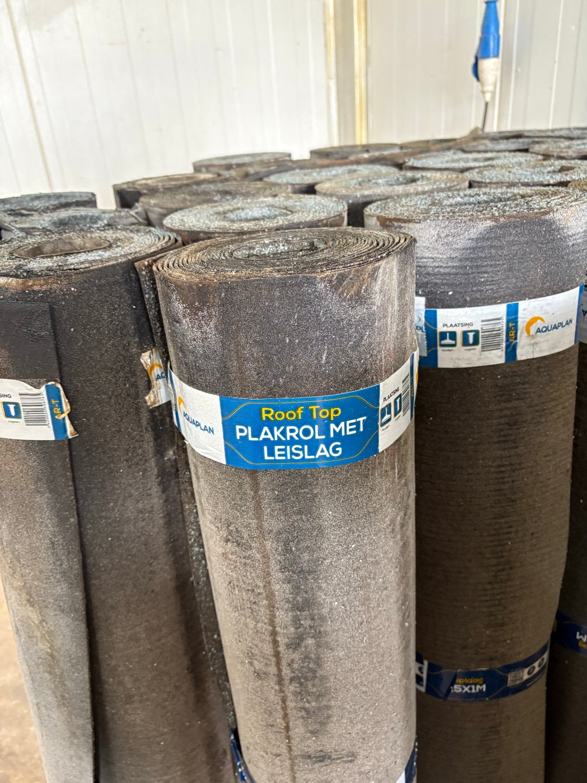 2x Pallets Dakleer: Sencys & Aquaplan - Bieden per pallet, Doe-het-zelf en Verbouw, Dakpannen en Dakbedekking, Ophalen, Overige materialen