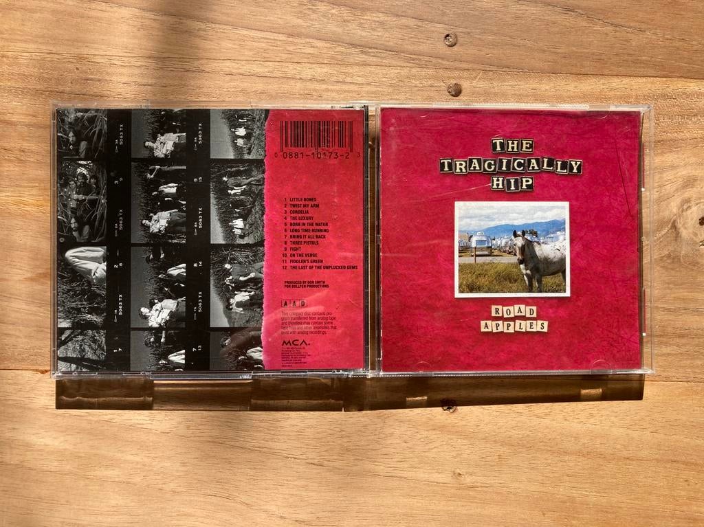 Tragically hip - Road apples CD, Cd's en Dvd's, Ophalen of Verzenden, Gebruikt, Alternative