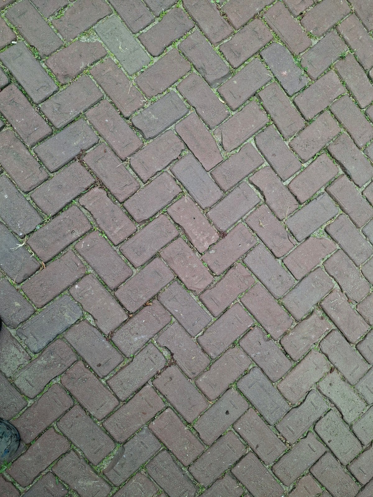oude gebakken keiformaat rood/bruin op pallet, Ophalen, Gebruikt, Keramiek, Klinkers