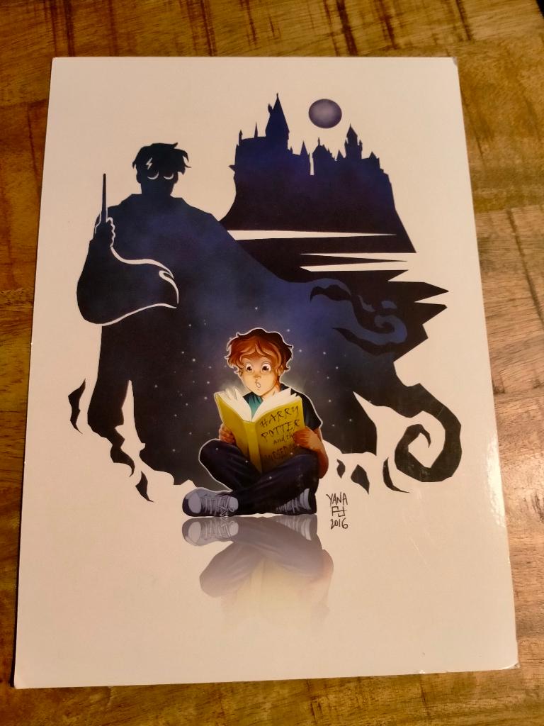 Harry Potter Geek Gear poster print platen film tv litho, Verzamelen, Ophalen of Verzenden, Zo goed als nieuw, Boek of Poster