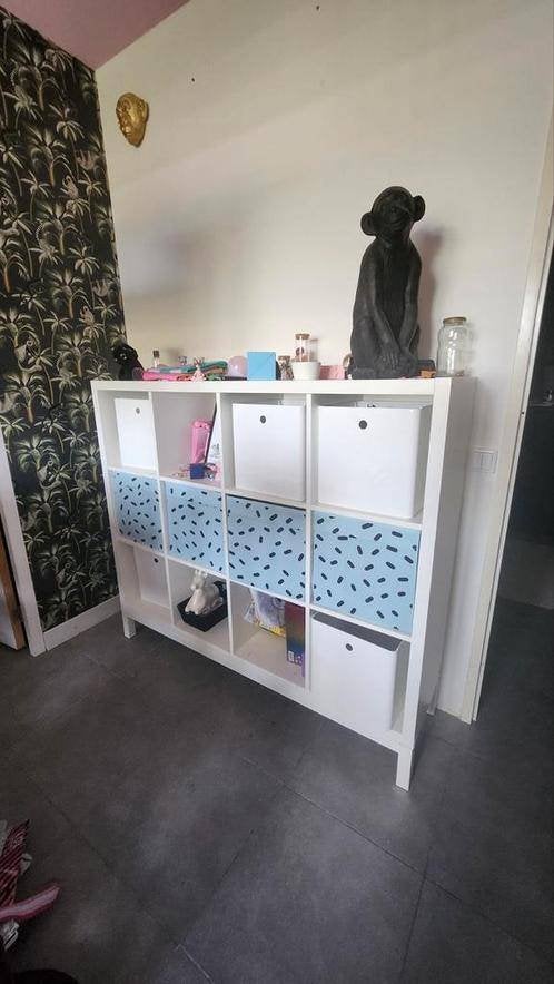 Kallax 12 vaks open kast vakkenkast 4x3 wit Ikea, Ophalen, 100 tot 150 cm, 5 laden of meer, 100 tot 150 cm