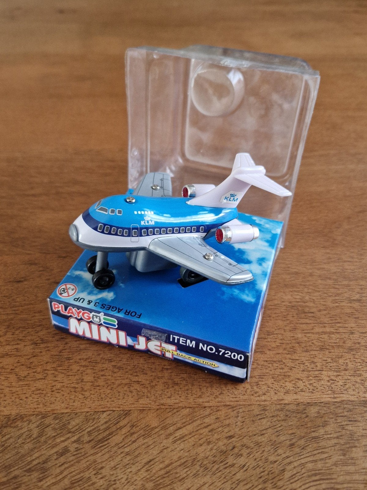KLM Mini Jet vliegtuigje - Pull Back Action, Ophalen of Verzenden, Nieuw
