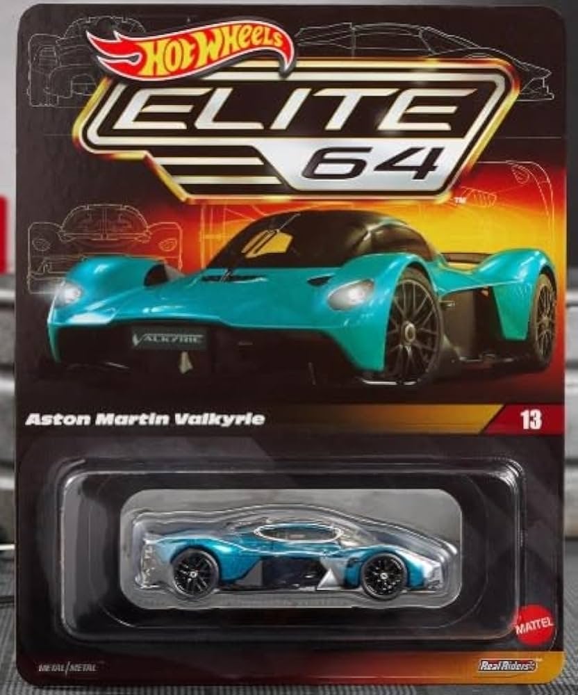 Hot Wheels Elite 64 Aston Martin Valkyrie, Ophalen of Verzenden, Zo goed als nieuw, Auto