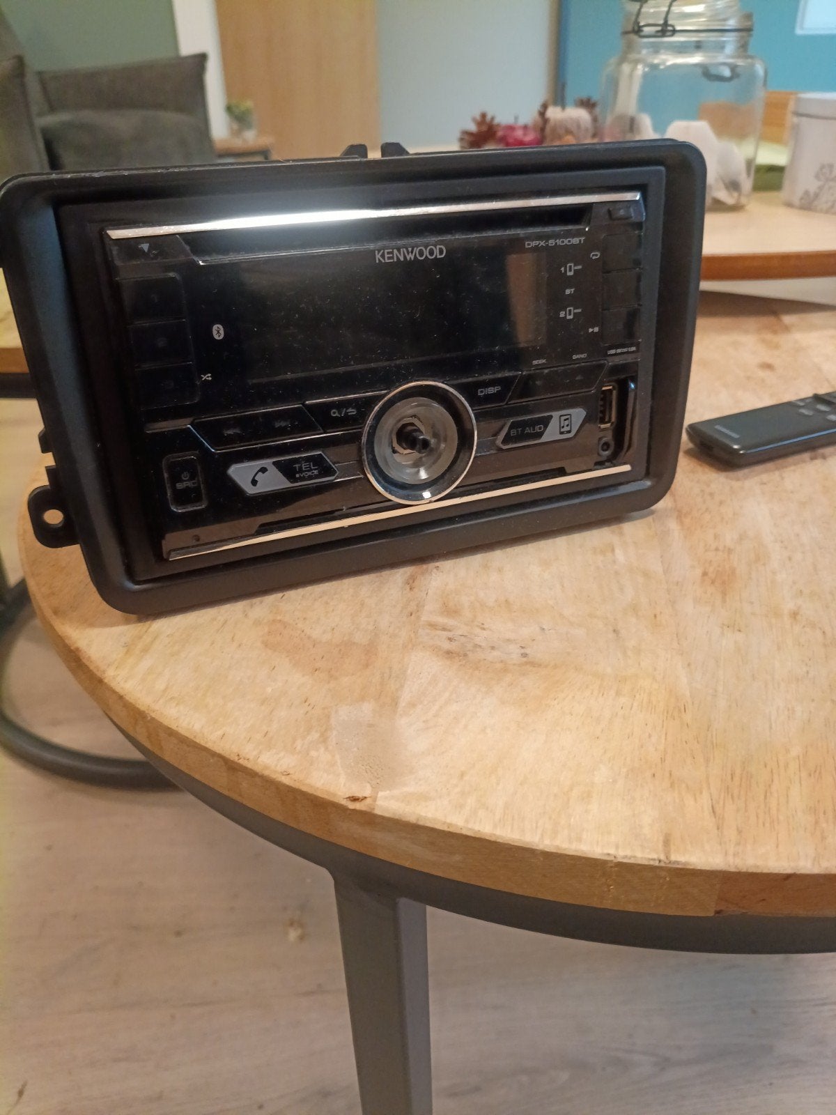 Kenwood DPX-5100BT 2-DIN Autoradio met Bluetooth en FM, Auto diversen, Ophalen, Gebruikt