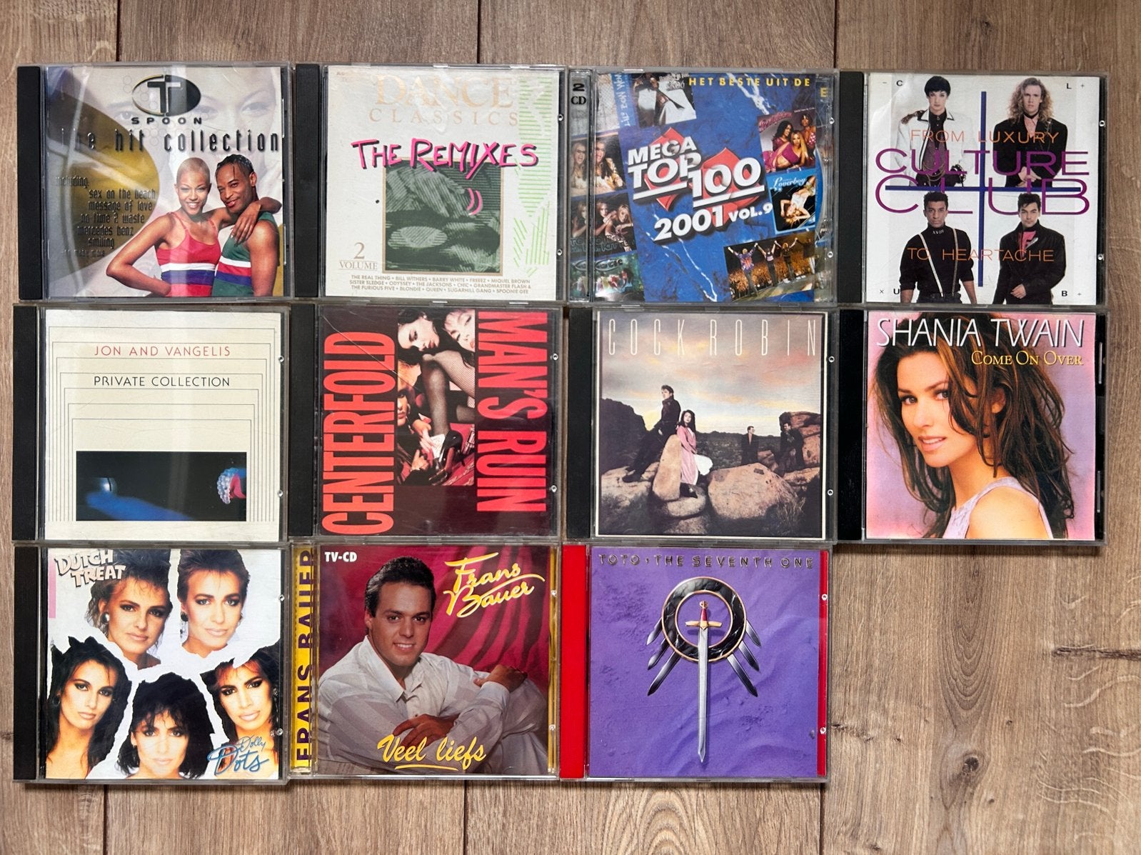 Diverse CD's te koop bijna gratis, Gebruikt, Pop, Ophalen of Verzenden, Inclusief doosje