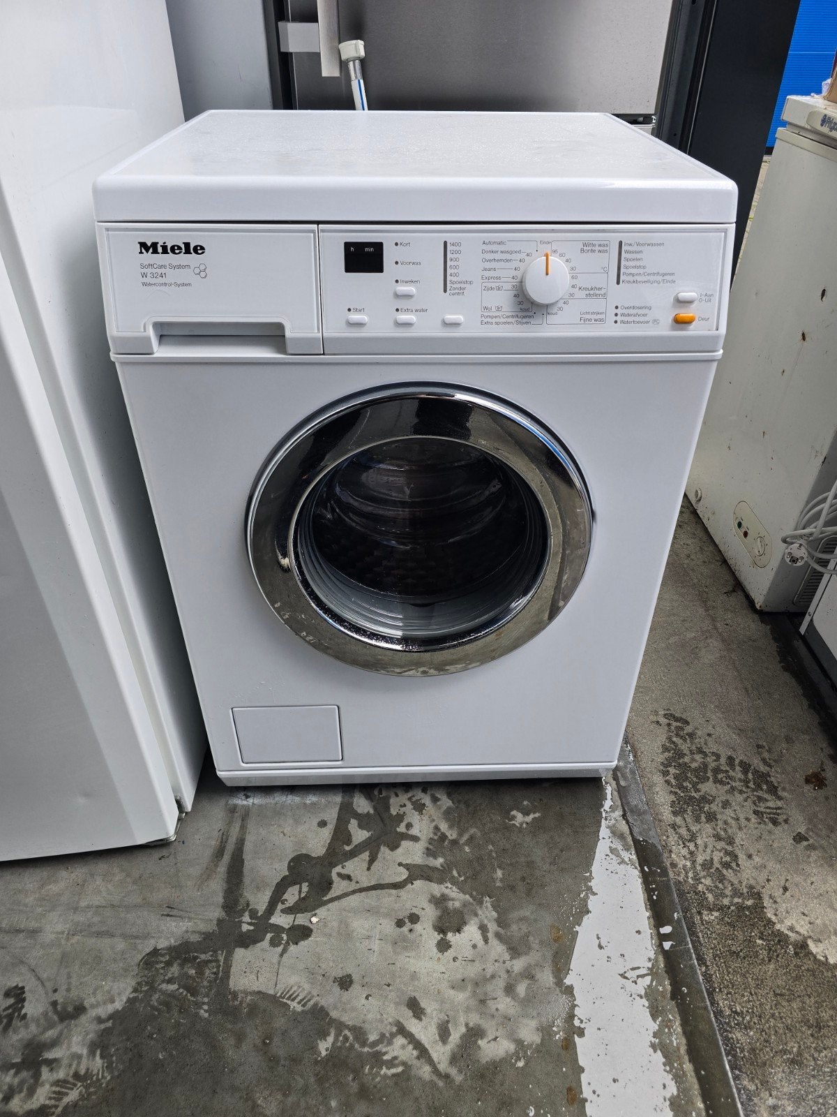 Prachtige nette Miele W3241 wasmachine!✅️ Garantie! Witgood, Miele, Miele, Ophalen of Verzenden, 85 tot 90 cm