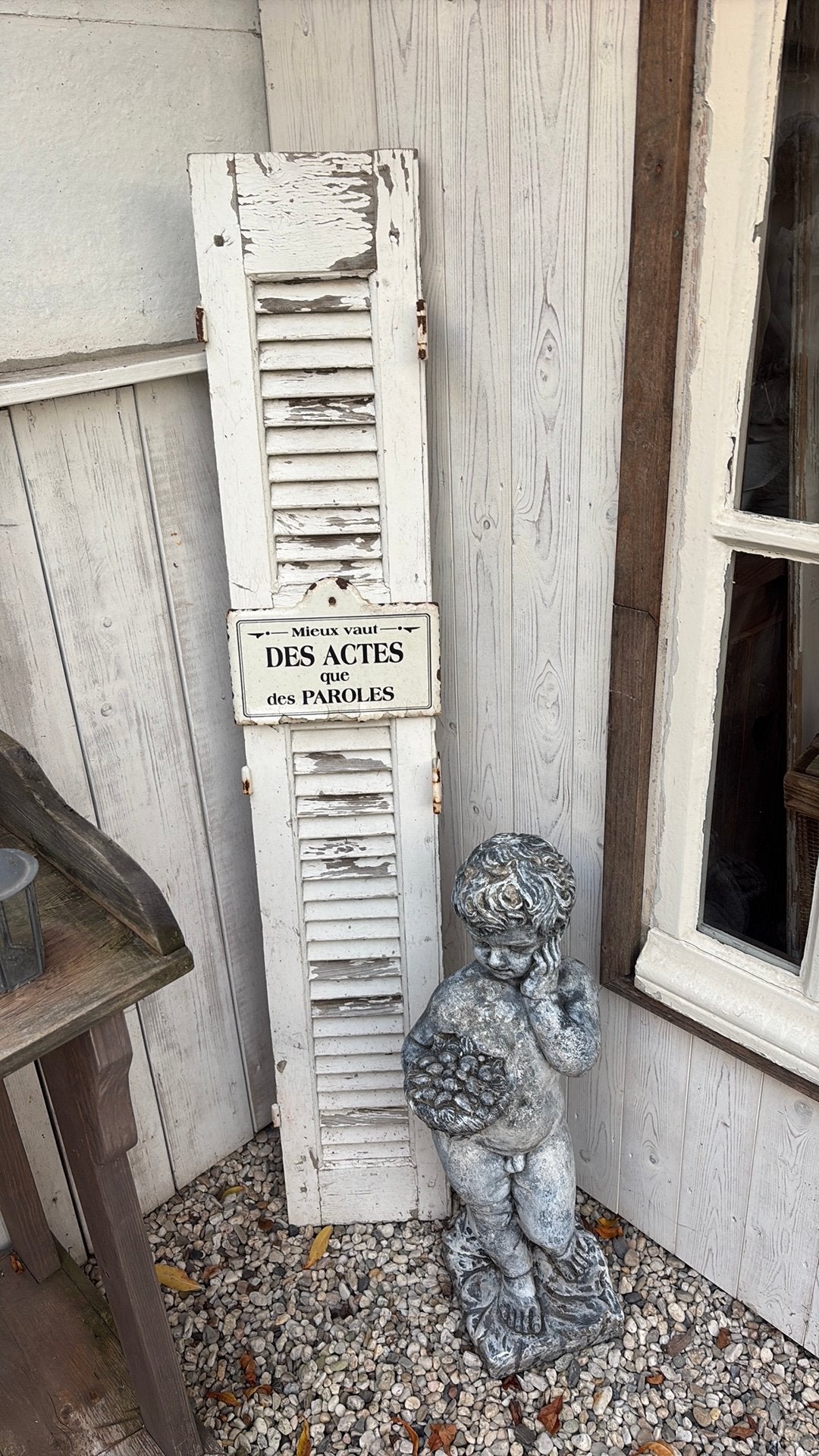 Oud brocante luik, Antiek en Kunst, Ophalen