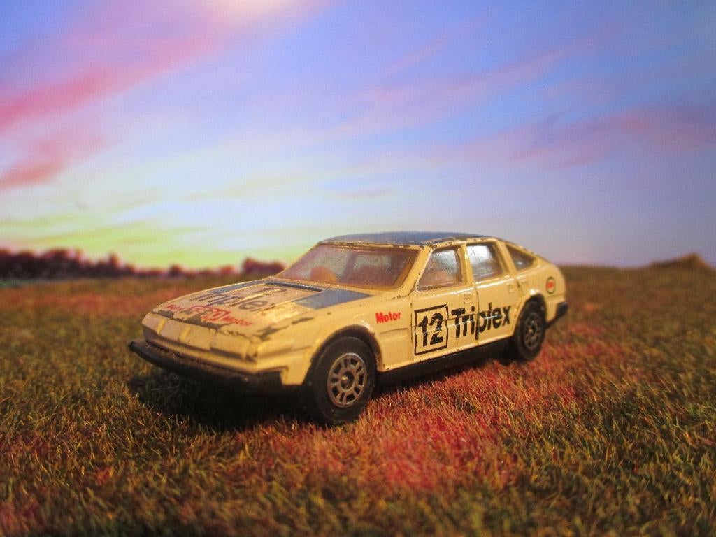 1:64 Rover 3500 SD1 - Corgi Juniors Triplex Racing, Hobby en Vrije tijd, Ophalen of Verzenden, Gebruikt, Auto