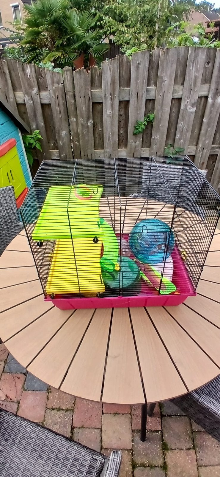 Hamsterkooi, Kooi, Minder dan 75 cm, Zo goed als nieuw, Ophalen