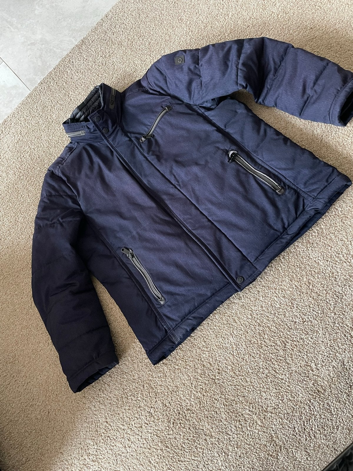 Milestone Marine Heren Winterjas - Warm & Comfortabel XXL, Ophalen of Verzenden, Gedragen, Overige maten, Blauw