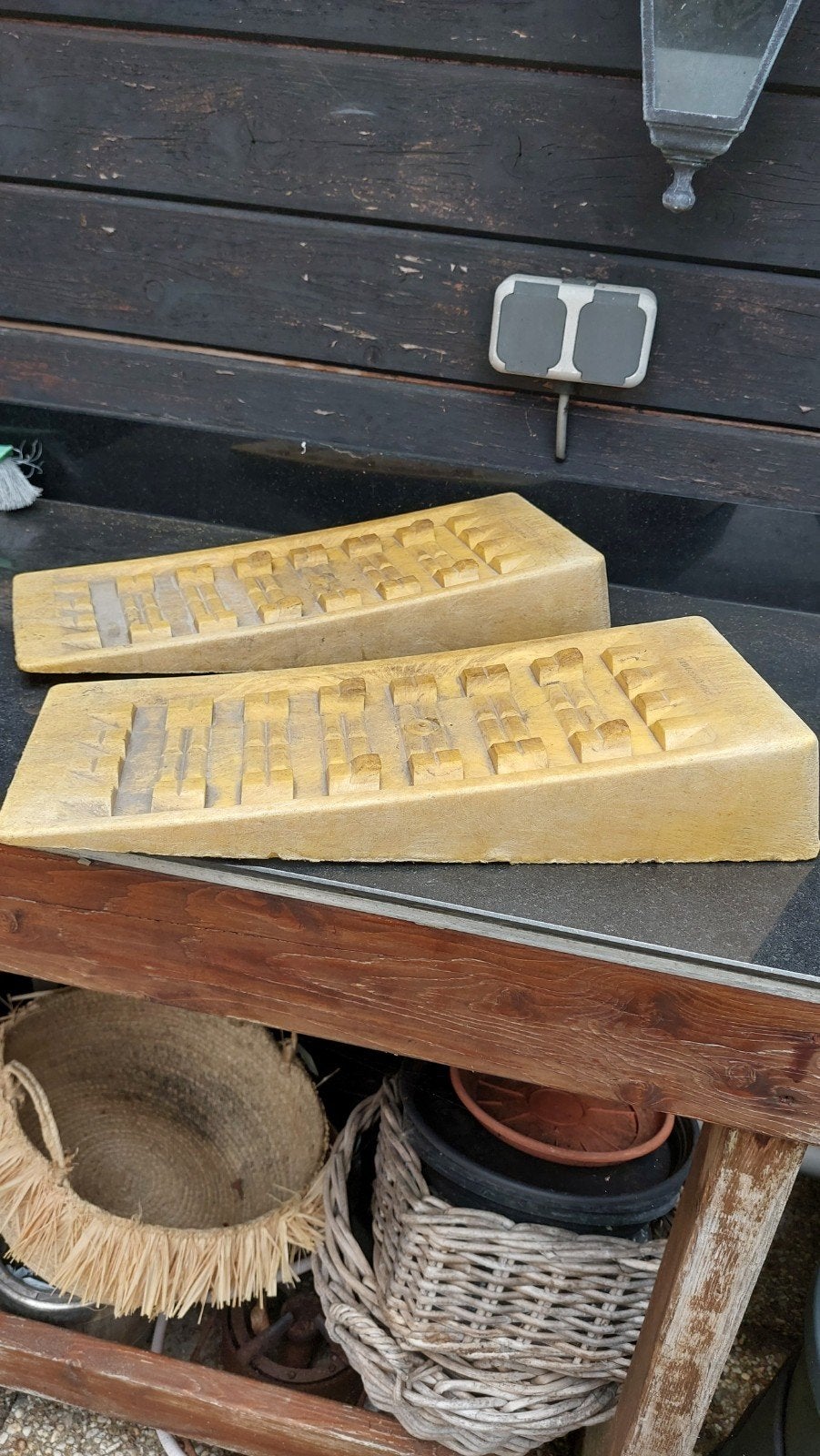 levelers voor camper of caravan, Ophalen