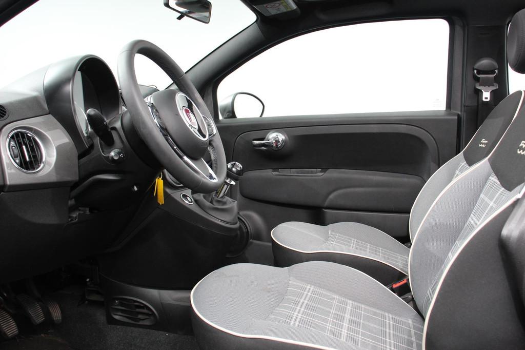Fiat 500 C 1.0 Hybrid Lounge Plus Navigatie Cruise Control C, Voorwielaandrijving, Stof, Euro 6, Cabriolet