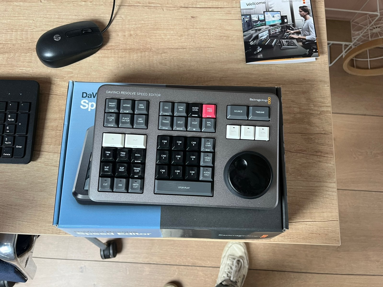Blackmagic Design DaVinci Resolve Speed Editor, Ophalen of Verzenden, Zo goed als nieuw, Video