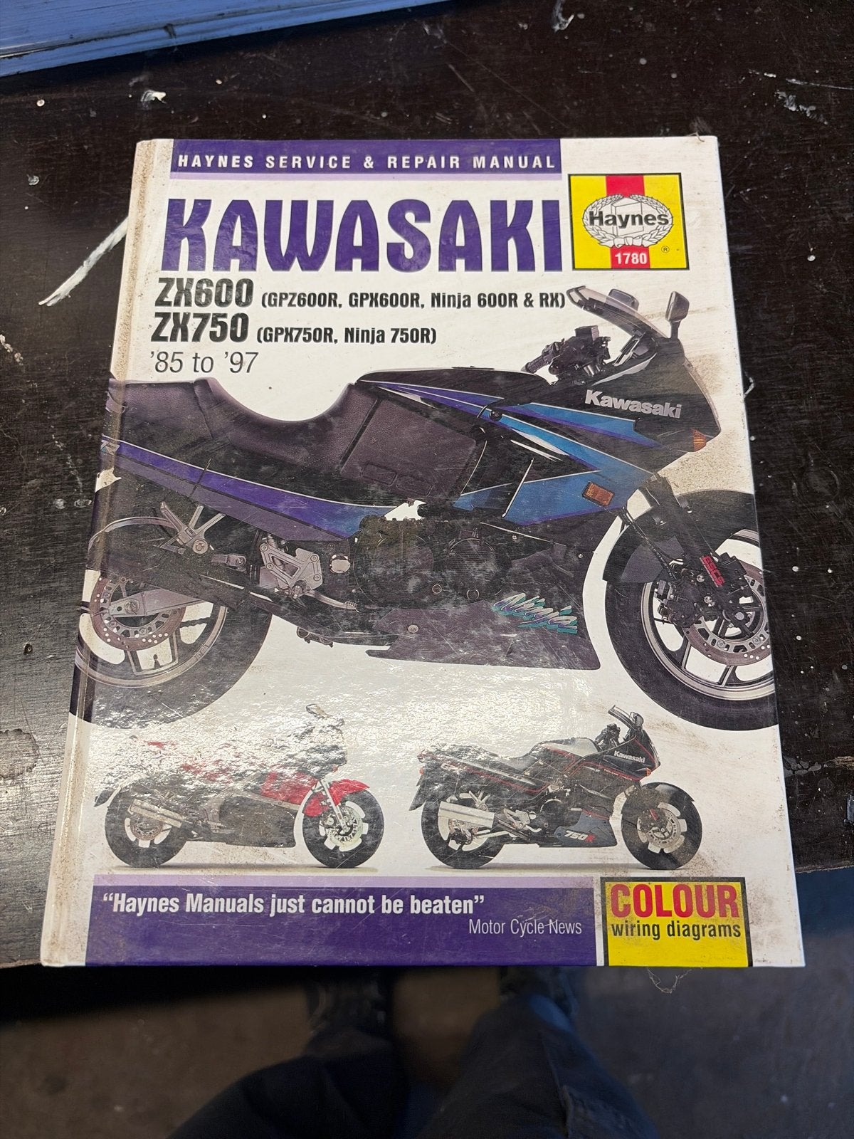 Haynes Werkplaatshandboek Kawasaki ZX600 ZX750 '85-'97, Ophalen of Verzenden, Kawasaki
