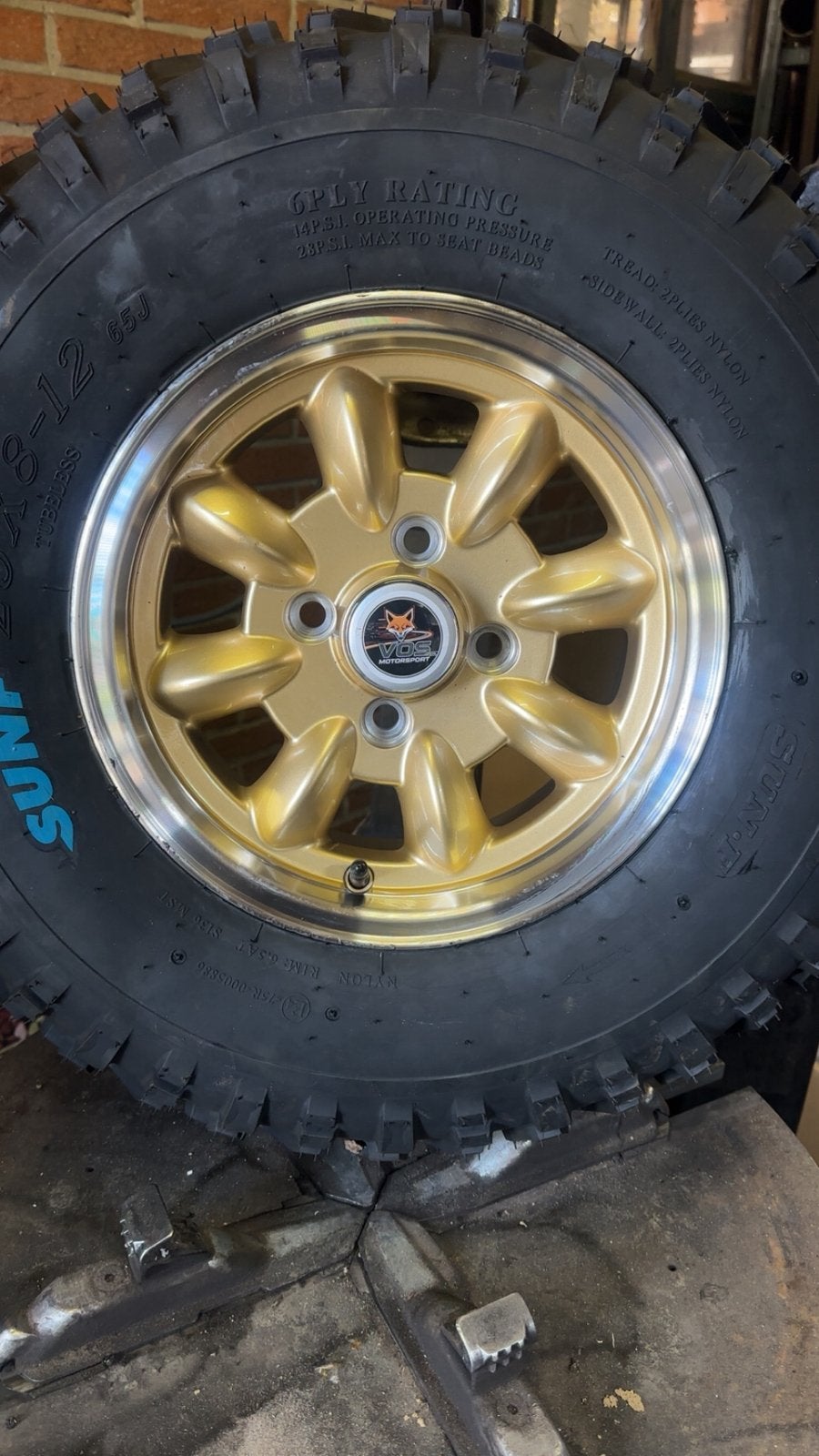 Nieuwe sets 12inch 4x100 met quadbanden, Ophalen of Verzenden, Nieuw