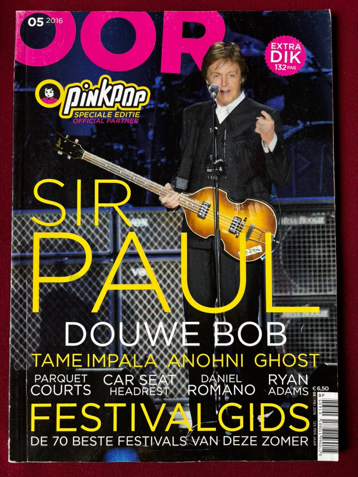 OOR Magazine nr 5 2016 Paul McCartney Douwe Bob festivalgids, Ophalen of Verzenden, Zo goed als nieuw, Boek, Tijdschrift of Artikel