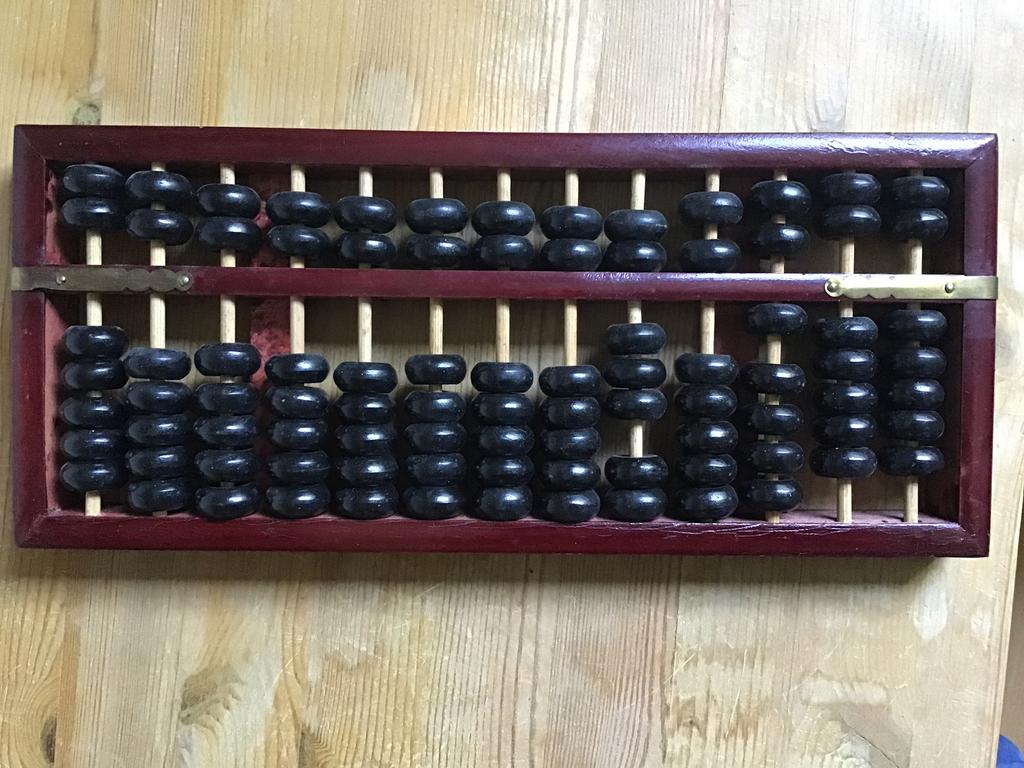 Abacus, chinees telraam., Ophalen of Verzenden, Zo goed als nieuw