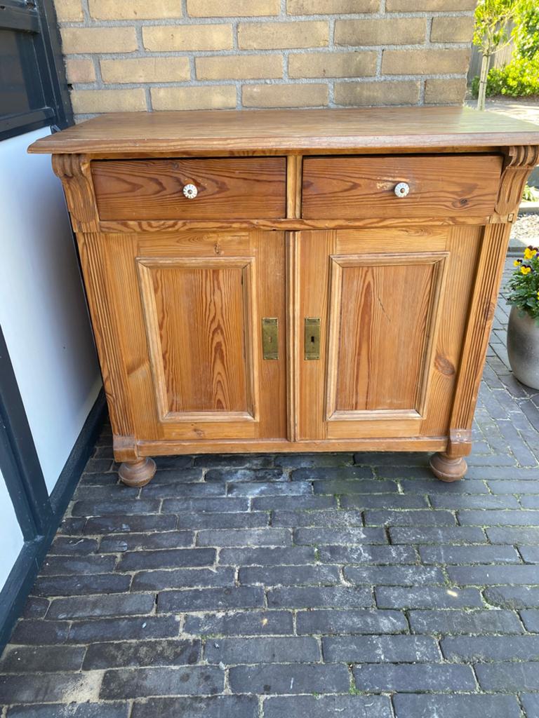 Dressoir, Huis en Inrichting, Kasten | Dressoirs, Ophalen, Gebruikt, 50 tot 100 cm, Grenenhout