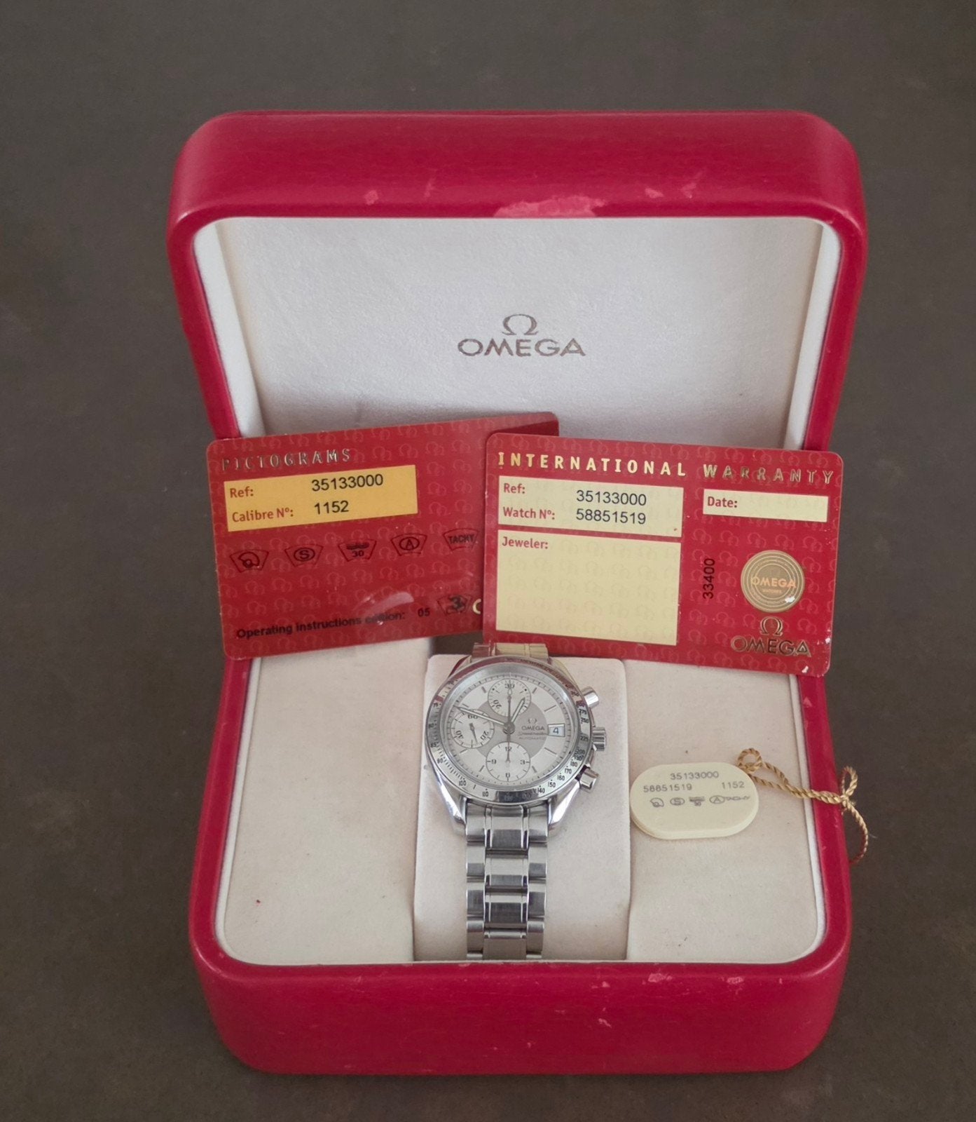 Omega Speedmaster Date - Complete Set - Zeer Nette Staat, Ophalen of Verzenden