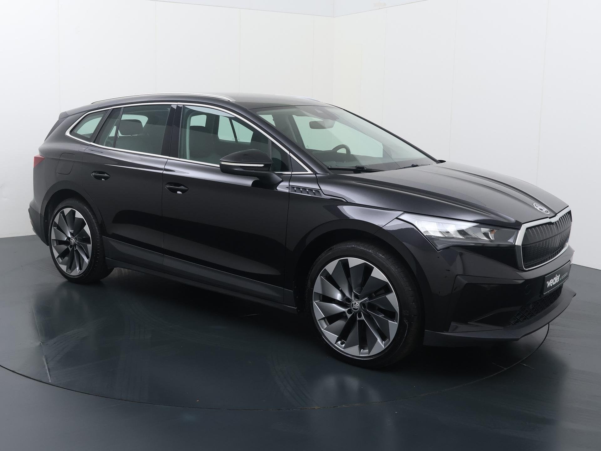 Skoda Enyaq iV 80 | 204 PK | SoH 95% | Trekhaak wegklapbaar, Auto's, 12 maanden, Achterwielaandrijving, Gebruikt, Leder en Stof