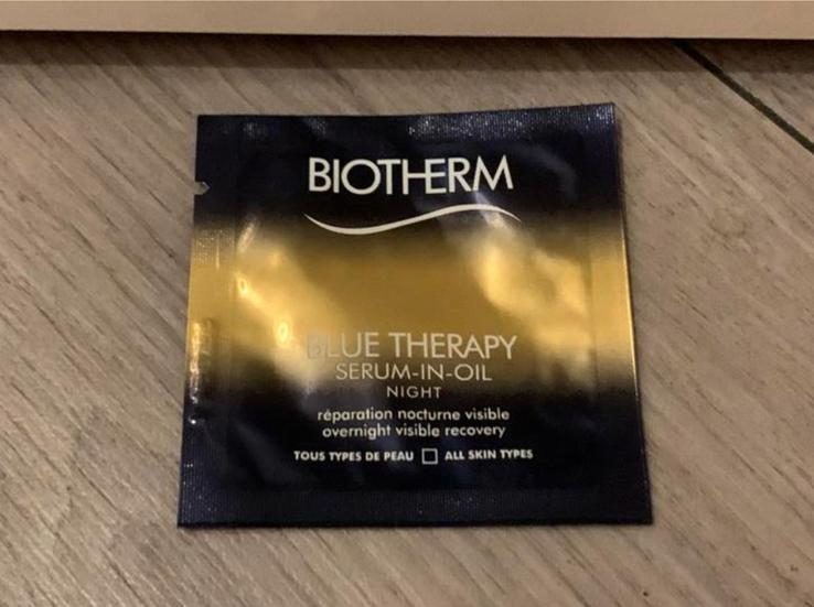 Biotherm blue therapy serum-in-oil night 1 ml, Ophalen of Verzenden, Nieuw, Gehele gezicht, Verzorging